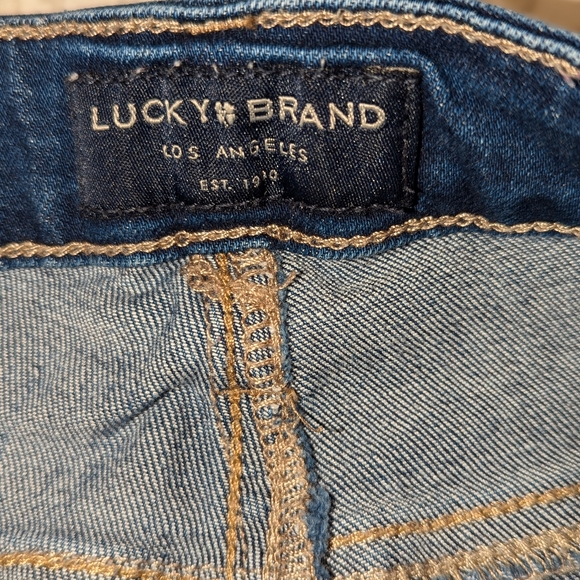 Lucky Brand Jeans Women’s 10 Sweet Crop Blue Denim - Picture 3 of 11